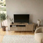 Έπιπλο τηλεόρασης Colia Megapap χρώμα sepet oak 140,3x34x55,7εκ. - Image 4