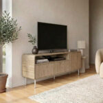 Έπιπλο τηλεόρασης Colia Megapap χρώμα sepet oak 140,3x34x55,7εκ. - Image 5