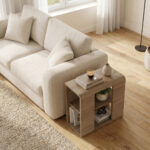 Τραπεζάκι βοηθητικό Colia Megapap χρώμα sepet oak 58x25x50εκ. - Image 8