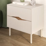 Κομοδίνο Marquise Megapap χρώμα sandstone 50x35x52,3εκ. - Image 5