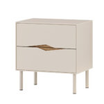 Κομοδίνο Marquise Megapap χρώμα sandstone 50x35x52,3εκ. - Image 7