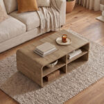 Τραπεζάκι σαλονιού Rovel Megapap χρώμα sepet oak 80,3x50x32,5εκ. - Image 2