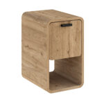 Τραπεζάκι βοηθητικό - Κομοδίνο Rovel Megapap χρώμα sepet oak 30x39x50,5εκ. - Image 7