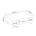 Τραπεζάκι σαλονιού Doro Megapap χρώμα sepet oak 100x60x34,6εκ. - Image 8
