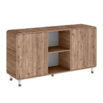 Μπουφές Doro Megapap χρώμα sepet oak 150,2x39x81εκ. - Image 6