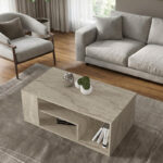 Τραπεζάκι σαλονιού Abdera Megapap χρώμα travertine 110x60x42εκ. - Image 3
