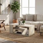 Τραπεζάκι σαλονιού Abdera Megapap χρώμα travertine 110x60x42εκ. - Image 6