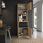 Έπιπλο κουζίνας Tuco 1 Megapap χρώμα sapphire oak 53,8x40x180εκ. - Image 5