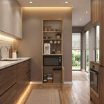 Έπιπλο κουζίνας Tuco 1 Megapap χρώμα sapphire oak 53,8x40x180εκ. - Image 6