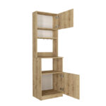 Έπιπλο κουζίνας Tuco 1 Megapap χρώμα sapphire oak 53,8x40x180εκ. - Image 8