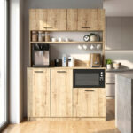 Έπιπλο κουζίνας Tuco 3 Megapap χρώμα sapphire oak 123,8x40x180εκ. - Image 6