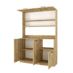 Έπιπλο κουζίνας Tuco 3 Megapap χρώμα sapphire oak 123,8x40x180εκ. - Image 8
