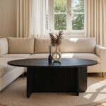 Τραπεζάκι σαλονιού Ravey Megapap χρώμα sencron black 120x60x39,6εκ. - Image 3