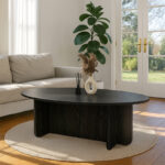 Τραπεζάκι σαλονιού Ravey Megapap χρώμα sencron black 120x60x39,6εκ. - Image 4