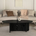 Τραπεζάκι σαλονιού Ravey Megapap χρώμα sencron black 120x60x39,6εκ. - Image 5