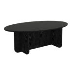 Τραπεζάκι σαλονιού Ravey Megapap χρώμα sencron black 120x60x39,6εκ. - Image 8