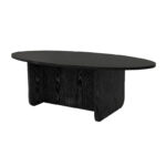 Τραπεζάκι σαλονιού Ravey Megapap χρώμα sencron black 120x60x39,6εκ. - Image 9