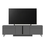 Έπιπλο τηλεόρασης Arlen Megapap με Led Rgb χρώμα ανθρακί 180x32x50εκ. - Image 5