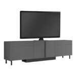 Έπιπλο τηλεόρασης Arlen Megapap με Led Rgb χρώμα ανθρακί 180x32x50εκ. - Image 6