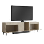 Έπιπλο τηλεόρασης Arlen Megapap με Led Rgb χρώμα travertine 180x32x50εκ. - Image 4