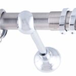 Κουρτινόξυλο Φ25 Three Rings Inox