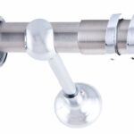 Κουρτινόξυλο Φ25 Two Rings Inox