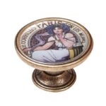 Πομολάκι Vintage Χρυσό Αντικέ - Paris Cigarrillos Art Nouveau