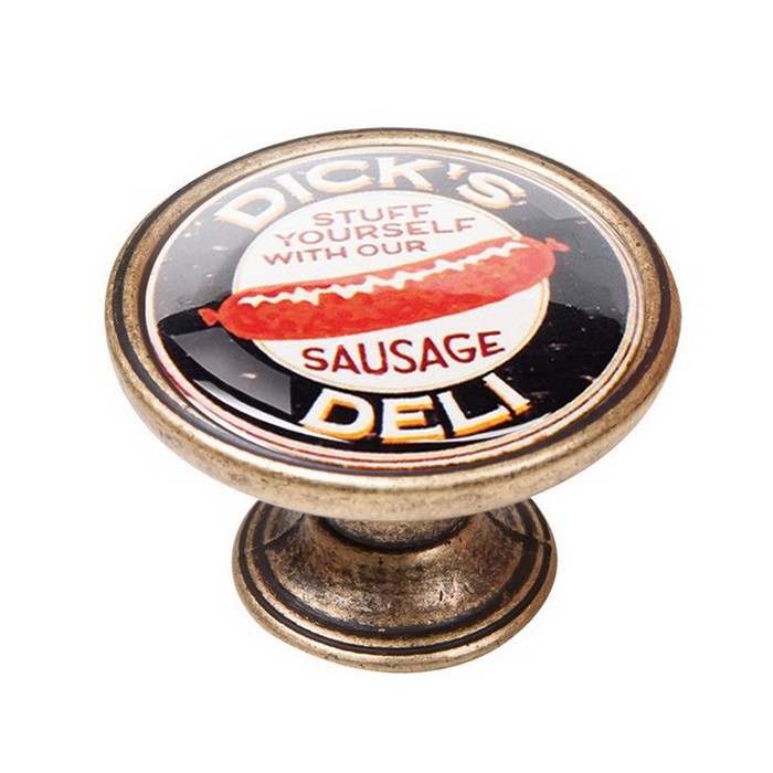 pomolaki-vintage-xryso-antike-550BR12 Πομολάκι Vintage Χρυσό Αντικέ - Dick's Sausage Deli - Image 1
