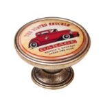 Πομολάκι Vintage Χρυσό Αντικέ - Busted Knuckle Garage Hot Rod