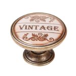 Πομολάκι Vintage Χρυσό Αντικέ Vintage Φ37mm