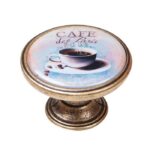 Πομολάκι Vintage Χρυσό Αντικέ Café de Paris Φ37mm