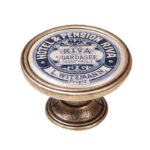 Πομολάκι Vintage Χρυσό Αντικέ Hotel & Pension Riva Φ37mm
