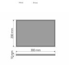 Guest Towel Tray Dark Bronze Mat SANCO - Image 2