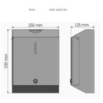 Paper towel dispenser (AISI 304) Rame Mat SANCO - Image 2