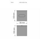 Tissue Box Free standing | Wall mounted (AISI 304) Rame Mat SANCO - Image 2