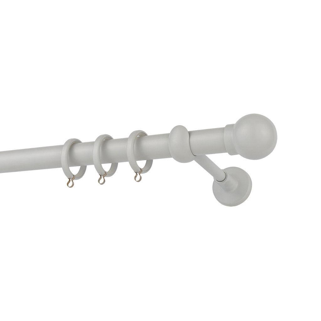 0058iw-25-colormore Κουρτινόξυλο Φ25 Zogometal CP0058 Λευκό Πάγου - Image 1