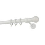 Κουρτινόξυλο Φ25 Zogometal CP0058 Λευκό
