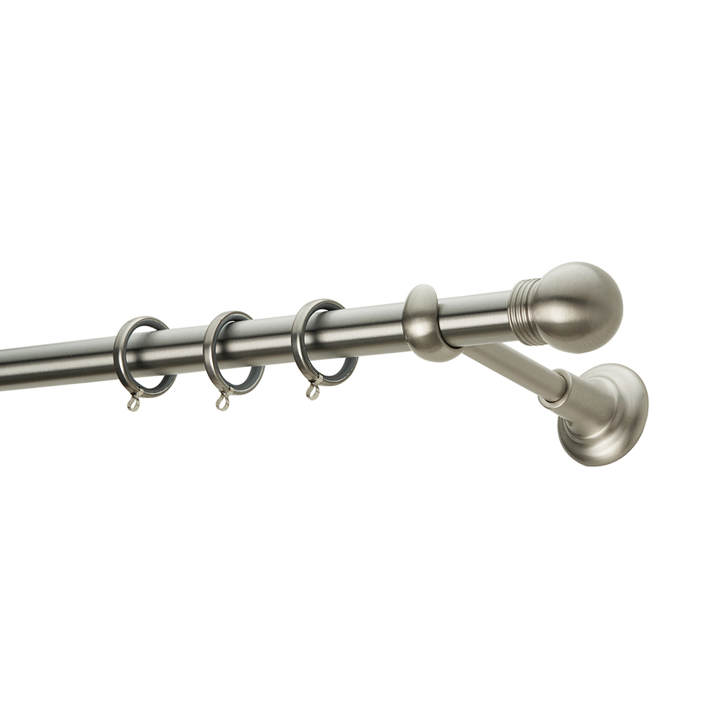 0074nm-25-classique-collection Κουρτινόξυλο Φ25 Zogometal CL0074 Νίκελ Ματ - Image 1