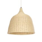 GLOBOSTAR® BAHAMAS 01370 Boho Κρεμαστό Φωτιστικό Οροφής με Ντουί 1 x E27 AC 220-240V IP20 - Μπεζ - Μ60 x Π60 x Υ60cm