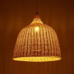 GLOBOSTAR® BAHAMAS 01370 Boho Κρεμαστό Φωτιστικό Οροφής με Ντουί 1 x E27 AC 220-240V IP20 - Μπεζ - Μ60 x Π60 x Υ60cm - Image 3