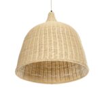 GLOBOSTAR® BAHAMAS 01370 Boho Κρεμαστό Φωτιστικό Οροφής με Ντουί 1 x E27 AC 220-240V IP20 - Μπεζ - Μ60 x Π60 x Υ60cm - Image 6