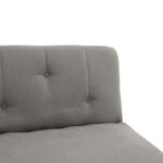 Καναπές-κρεβάτι Breathe pakoworld ύφασμα γκρι 167x77x73εκ - Image 6