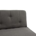 Καναπές-κρεβάτι Breathe pakoworld ύφασμα ανθρακί 167x77x73εκ - Image 6