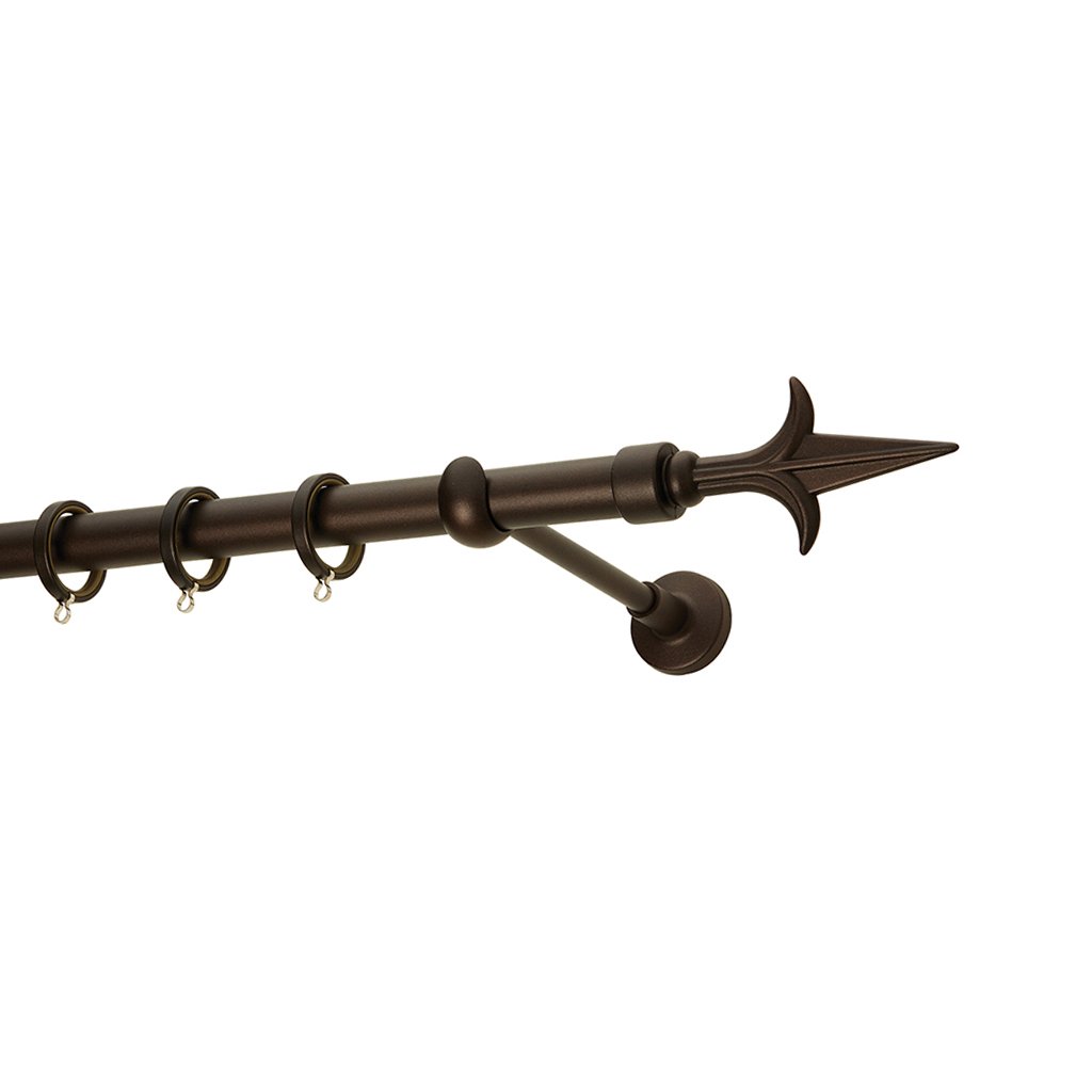 0449r-25-rustique-collection Κουρτινόξυλο Φ25 Zogometal R0449 Αντικέ Σκουριά - Image 1