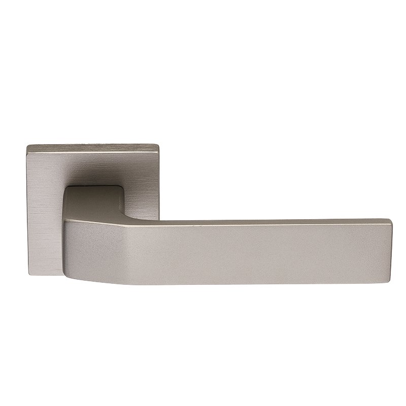 08.0396.04PZ.0062 Πόμολο Πόρτας Ζωγομετάλ 390 Titanium Blair με Round Ροζέτα - Image 1