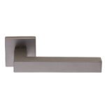 Πόμολο Πόρτας Ζωγομετάλ 2232 Graphite Smoked με Slim Ροζέτα