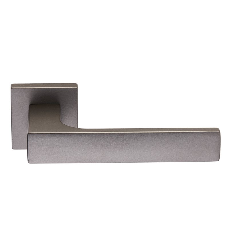 08.2252.04PZ.0065 Πόμολο Πόρτας Ζωγομετάλ 2252 Graphite Smoked με Slim Ροζέτα - Image 1