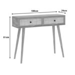 Κονσόλα Oslo pakoworld sonoma 100x29x81εκ - Image 5