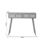 Κονσόλα Oslo pakoworld sonoma 100x29x81εκ - Image 6