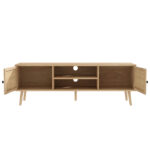 Έπιπλο τηλεόρασης Oslo pakoworld sonoma 150x39x49εκ - Image 3